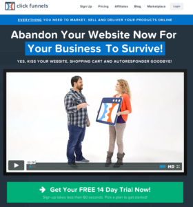 FREE 14 Day Trial of ClickFunnels Software